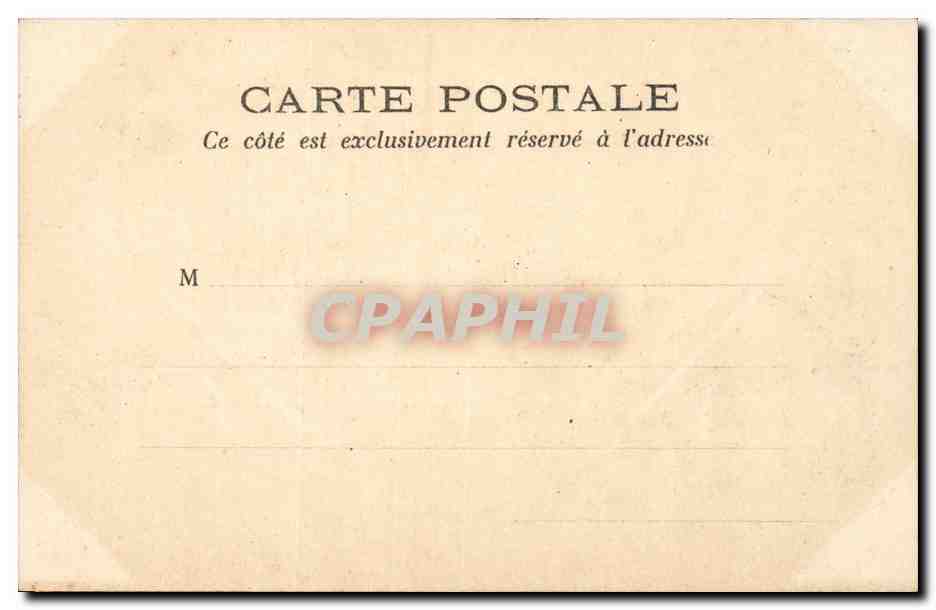 Paris CPA Porte Saint Martin — Verso