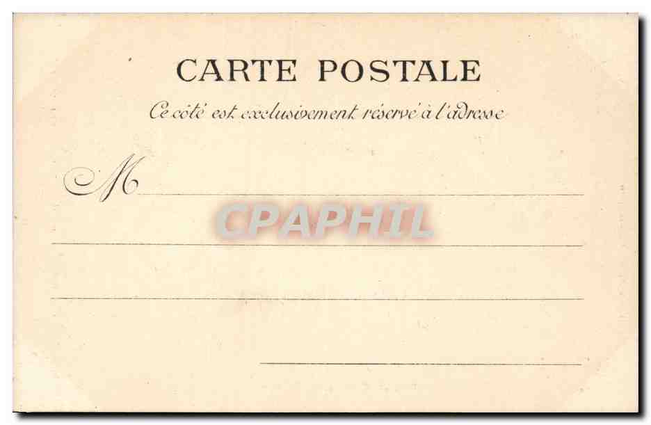 Paris CPA Chambre des Deputes — Rückseite