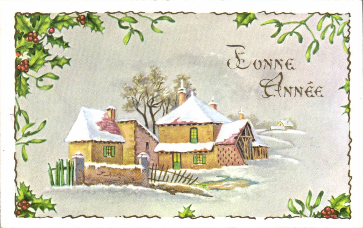 CPA Fantaisie Bonne annee 
