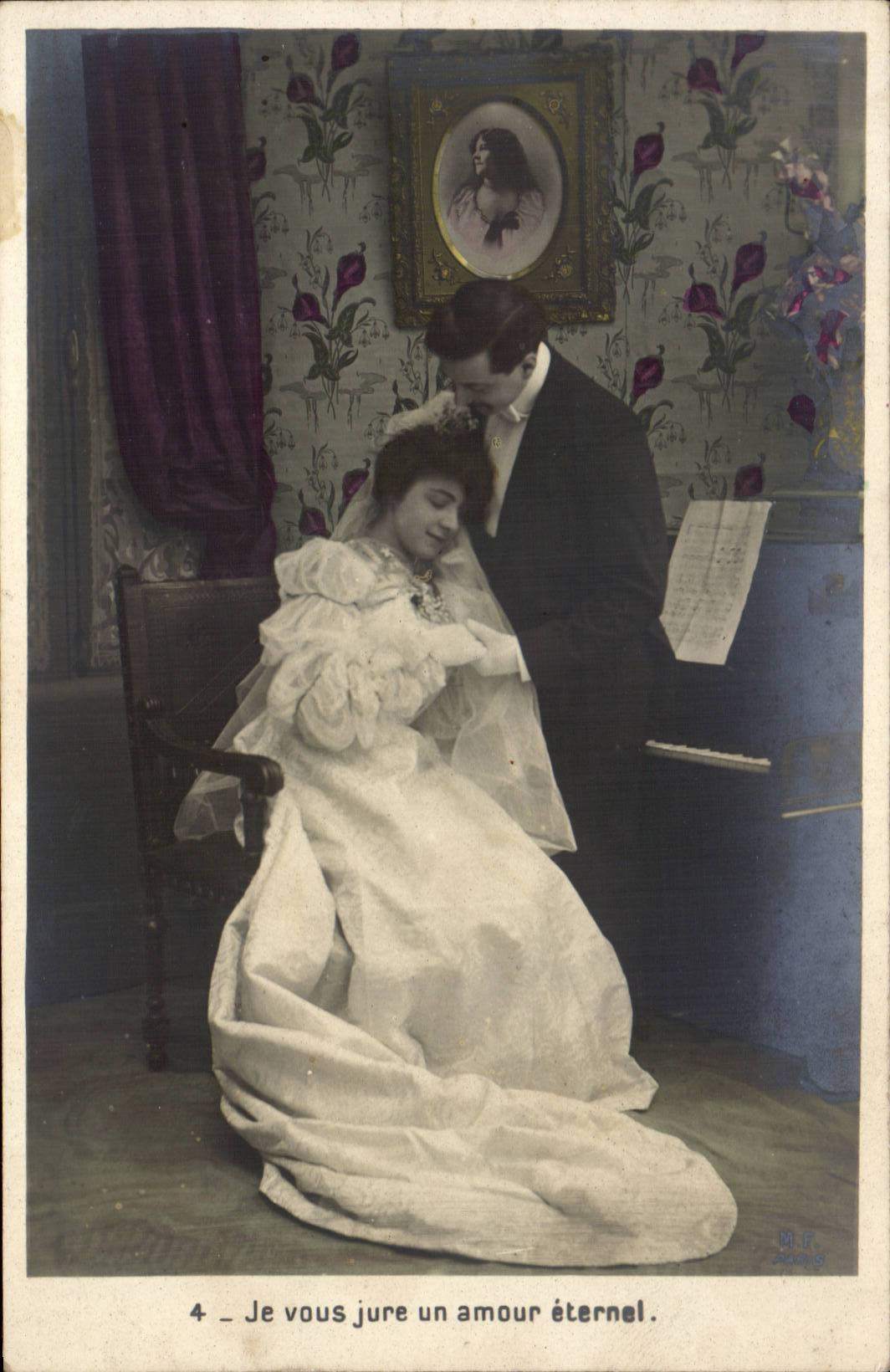 Je vous jure un amour éternel — scène de couple au piano — M.F. n°4