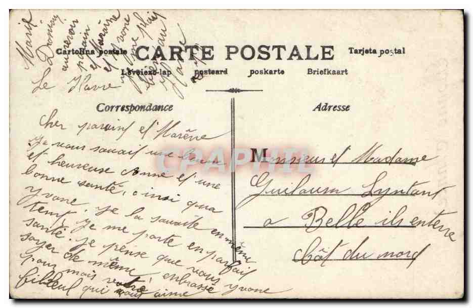 CPA Fantaisie Femme Bonne annee — Verso