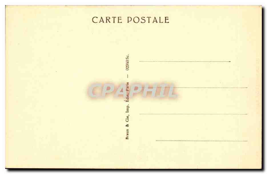 CPA Musee du Luxembourg Saint marceaux Buste de Forain — Rückseite