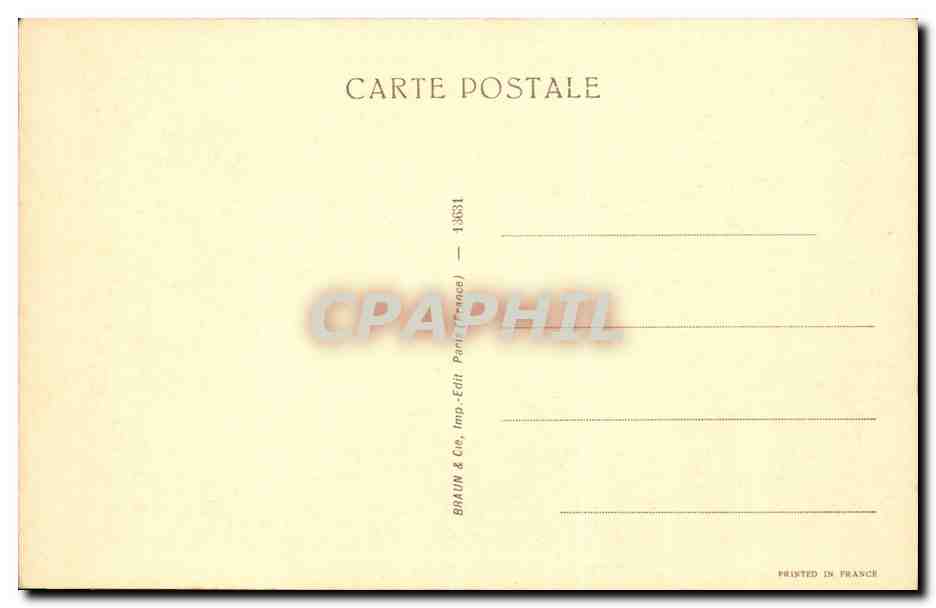 CPA Paris Musee de Versailles Nattier Madame Henriette de France — Verso