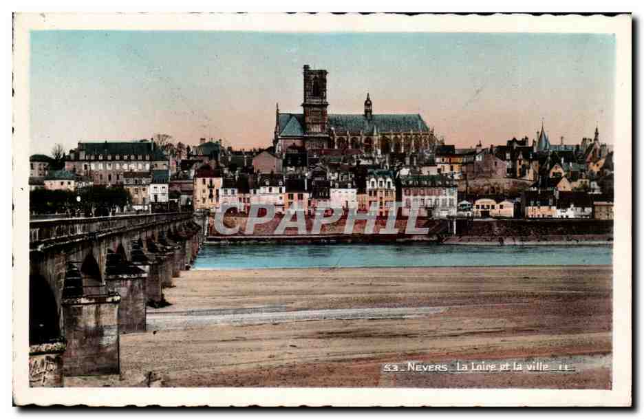 CPA Nevers La loire et la ville