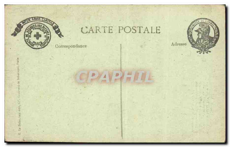 Paris CPA Hotel des Invalides — Rückseite