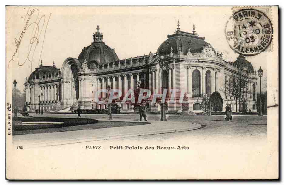Paris CPA Petit palais des Beaux Arts