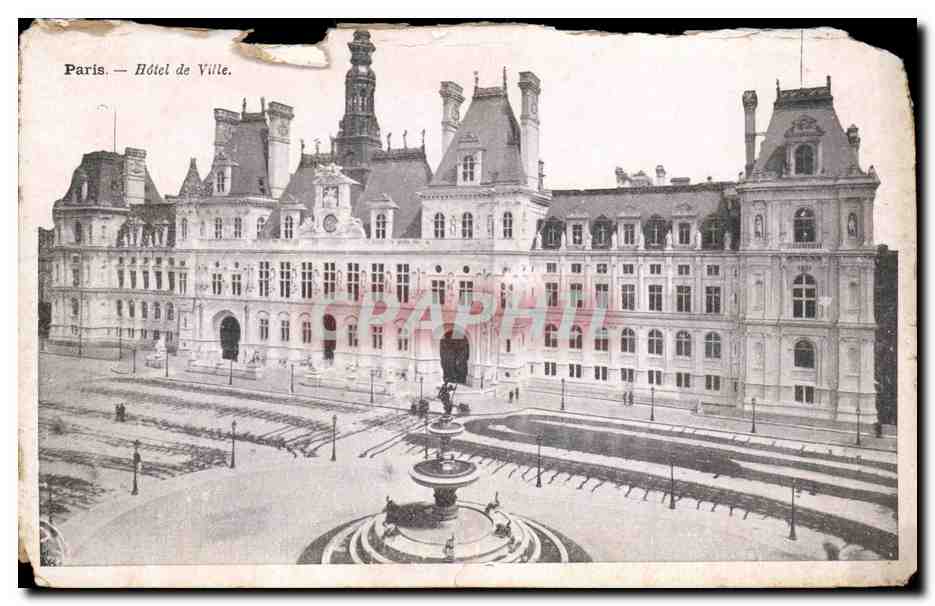 Paris CPA Hotel de ville