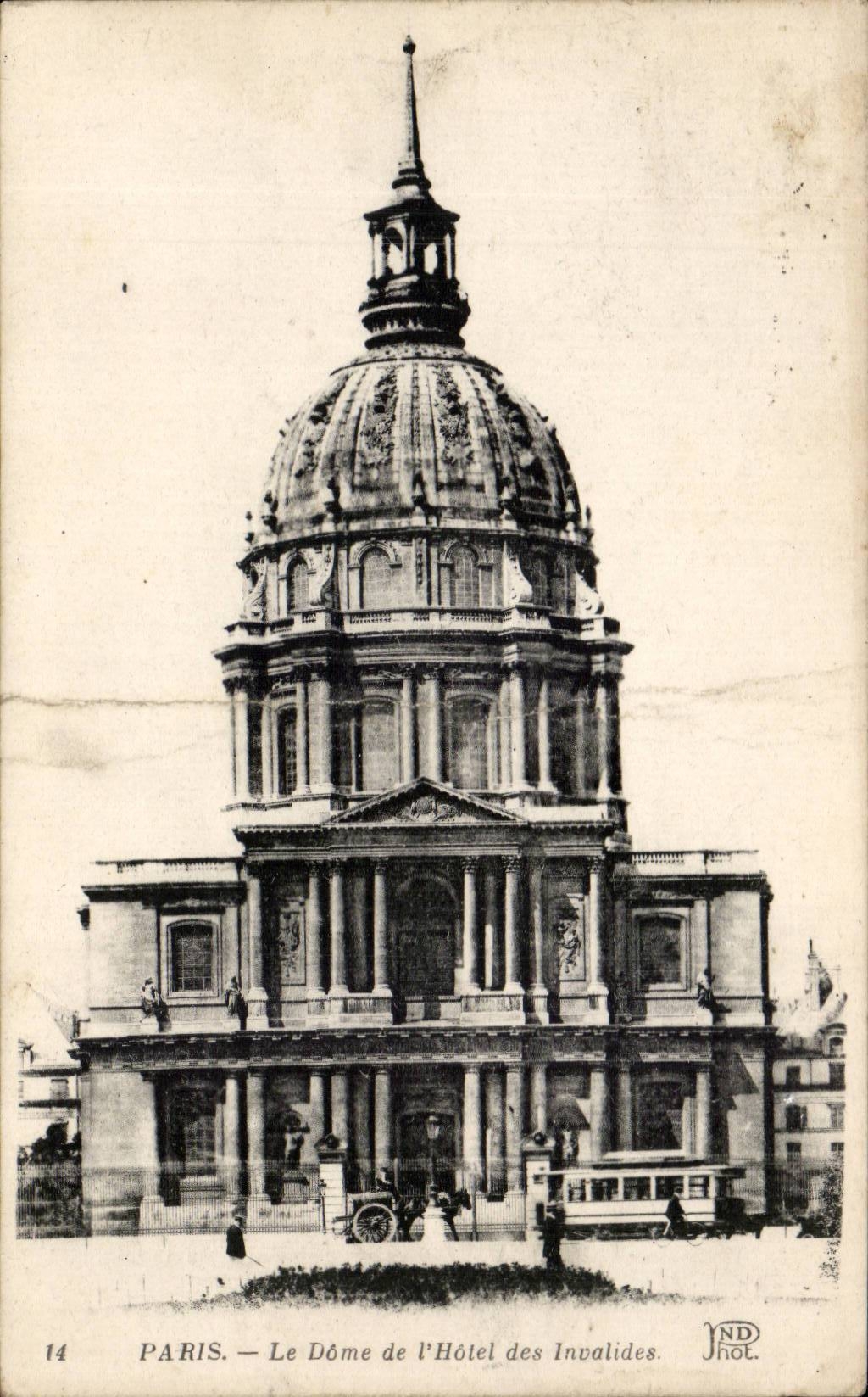 Paris — Le Dôme de l'Hôtel des Invalides — ND Phot.