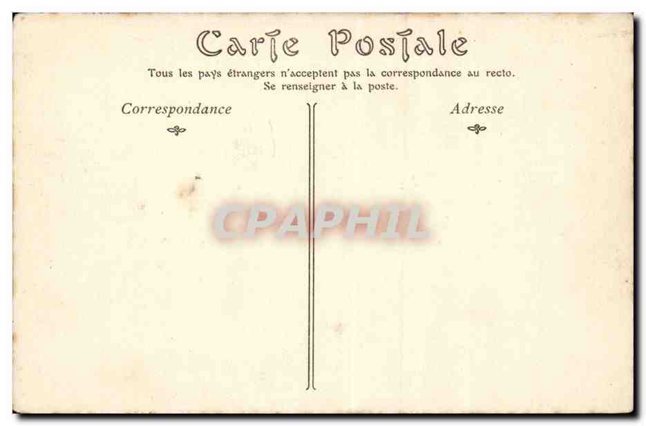 Paris CPA Musee du luxembourg Pierre Lagarde La retraite — Rückseite