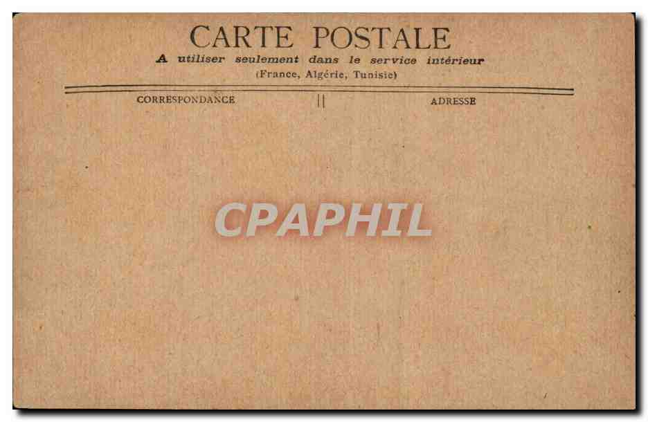 Paris CPA Arc de triomphe du carrousel — Rückseite