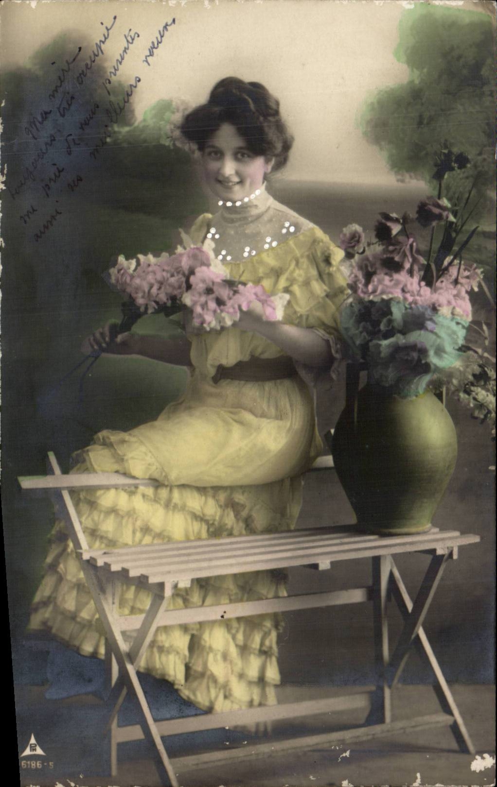 CPA Fantaisie Femme