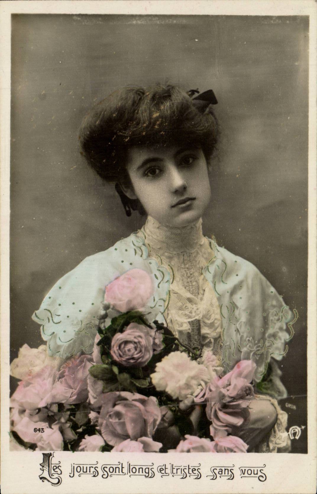CPA Fantaisie Femme 