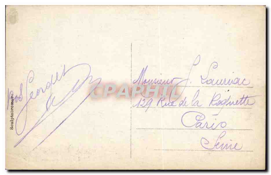 CPA Fantaisie Femme Bonne annee Vers l'avenir Avion (plane) — Verso