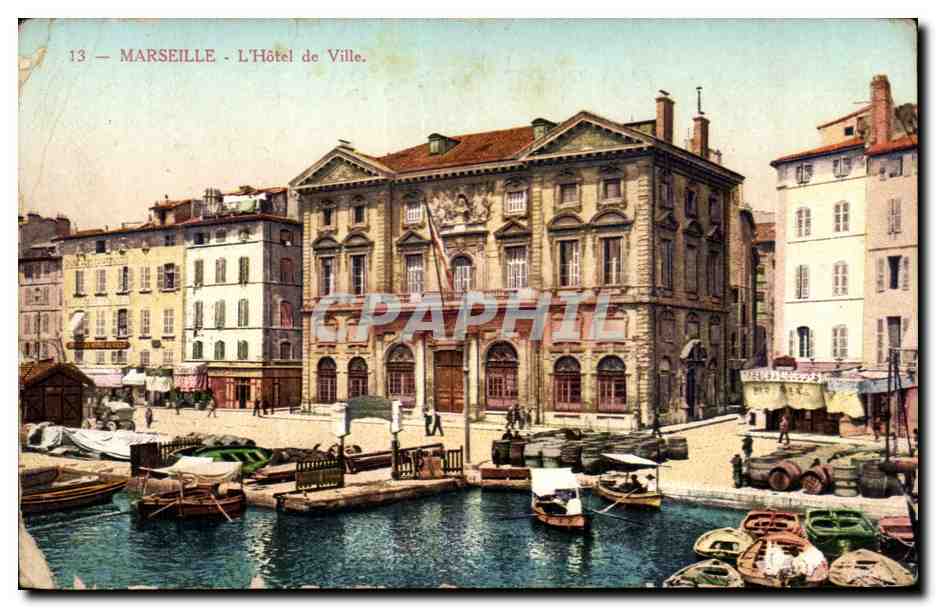 CPA Marseille Hotel de ville