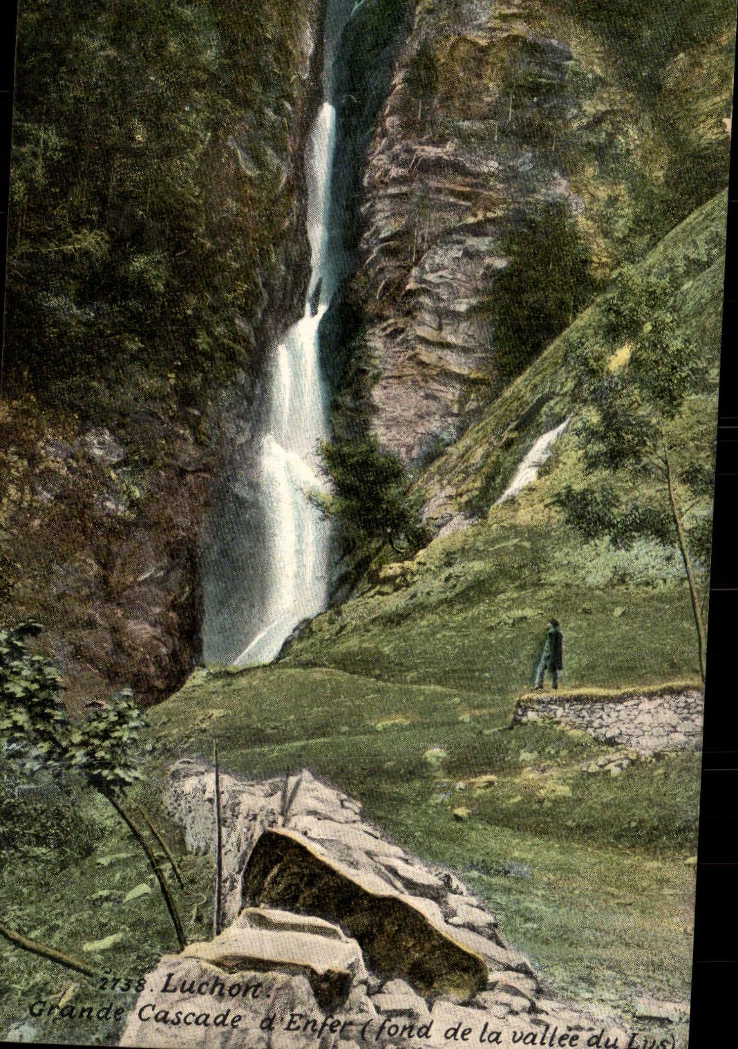 Grande Cascade d'Enfer — fond de la vallée du Lus — Édition LABOURE FRÈRES, n° 2138