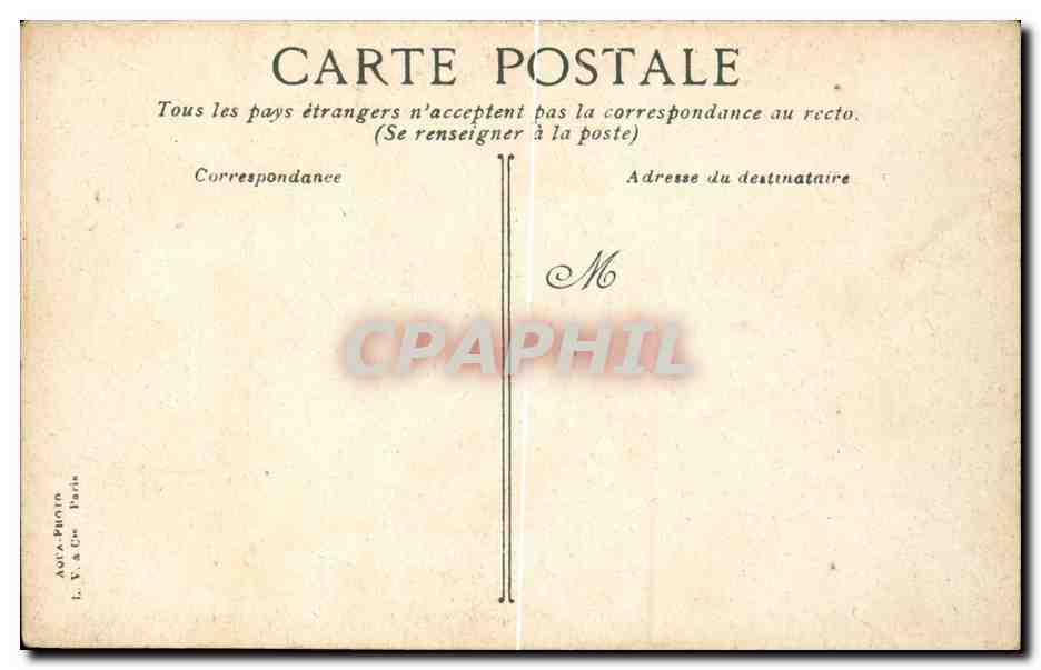 Paris CPA Lycee Janson de SAilly Entree principale — Rückseite