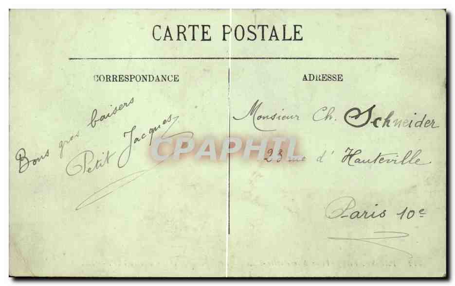 Paris CPA Vieux Montmartre l'ancien rendez vous de chasse de Henri IV — Rückseite