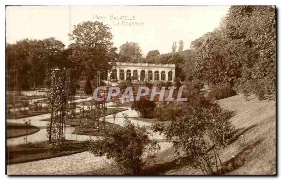 Paris CPA Bagatelle La Roseraie