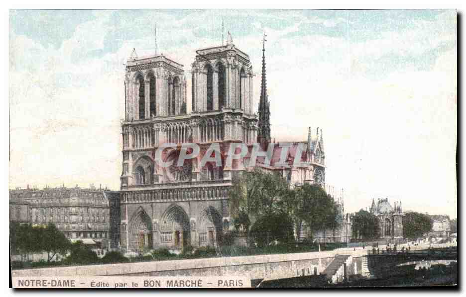 Notre-Dame — Éditée par le Bon Marché — Paris