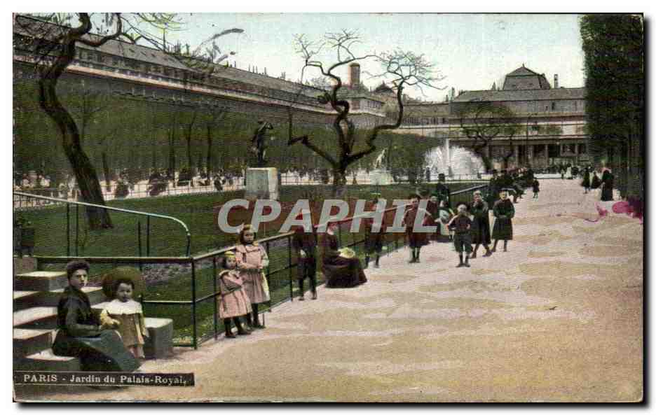 Paris CPA Jardin du Palais Royal (enfants)