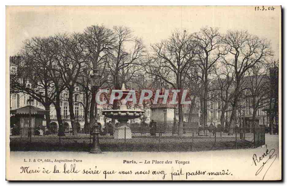 Paris CPA Place de Vosges