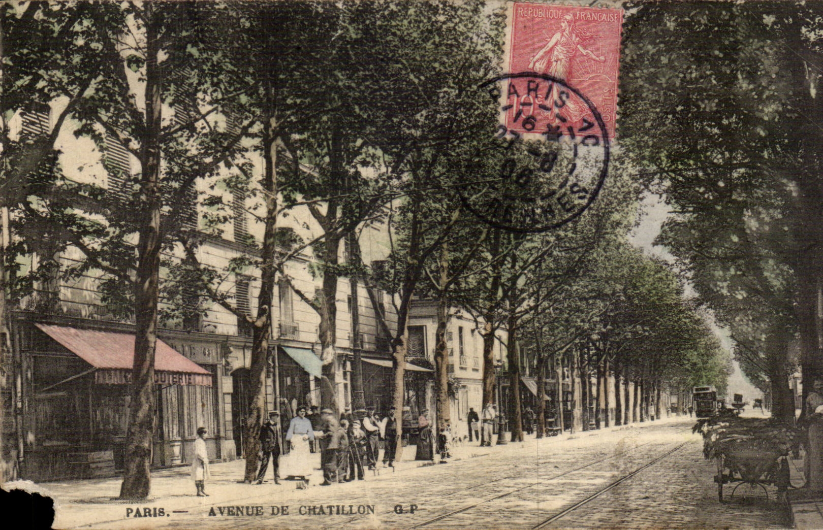 Paris CPA Avenue de Chatillon