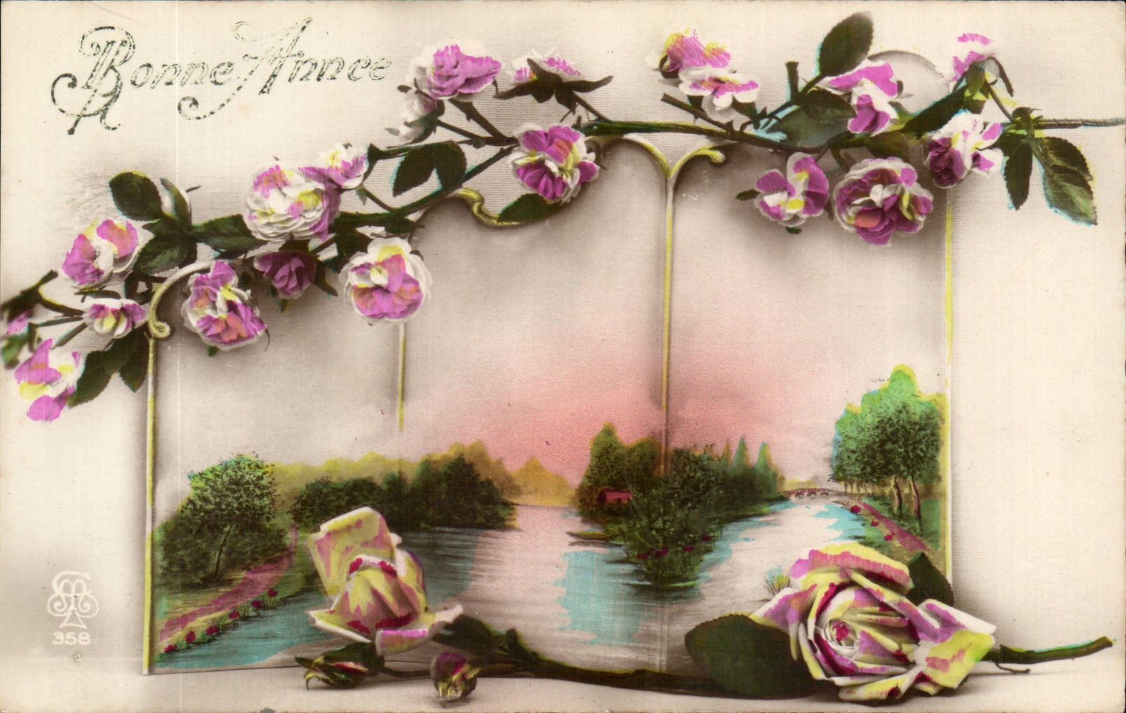 CPA Fantaisie Bonne annee