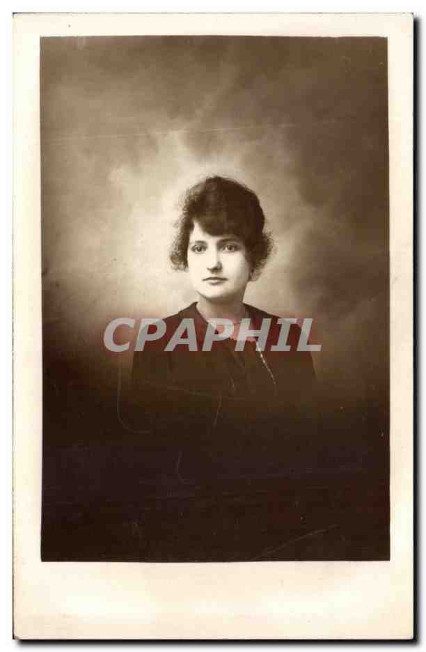 CPA CARTE PHOTO Fantaisie Femme