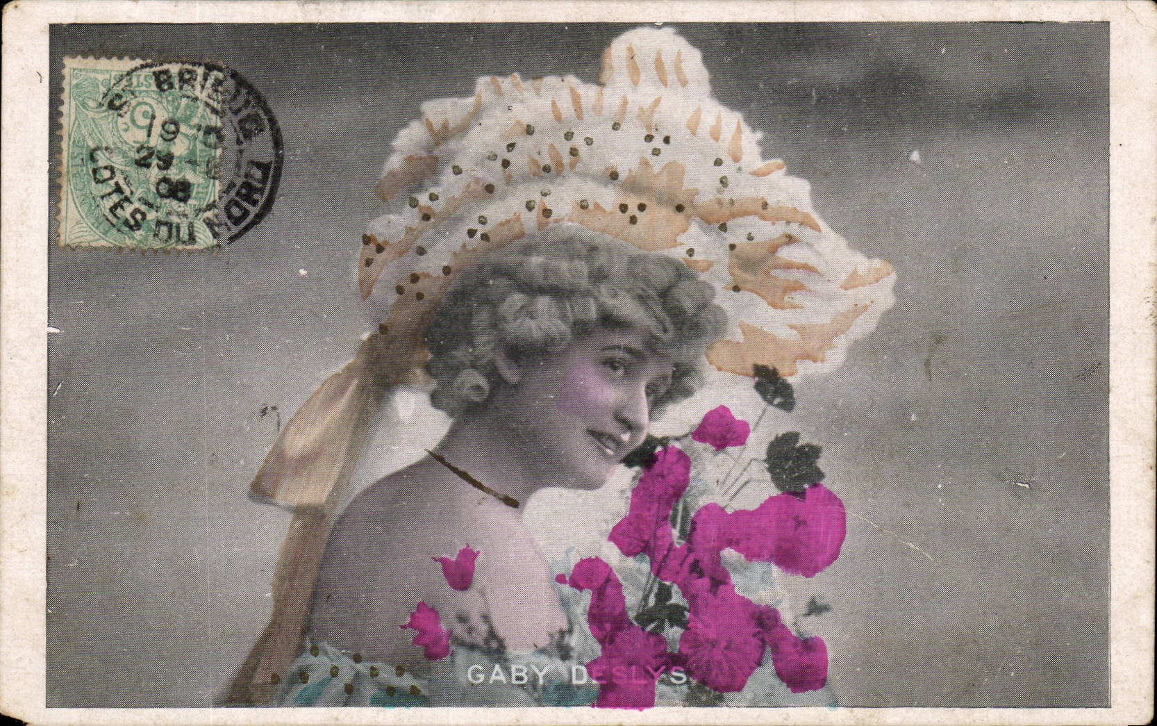 Gaby Deslys — Portrait en couleur — éditeur non visible