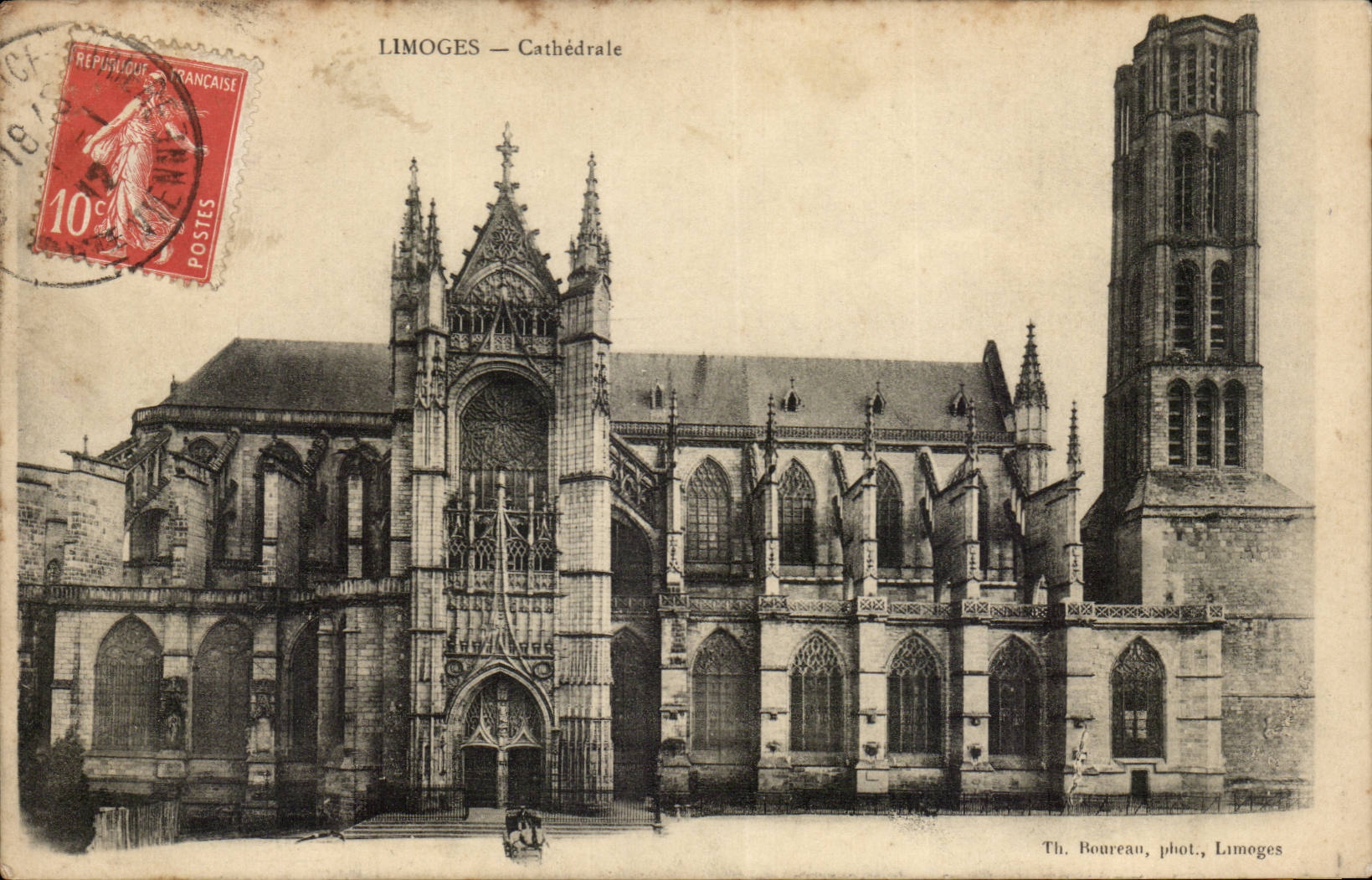 Limoges — Cathédrale — Th. Boureau, phot. Limoges