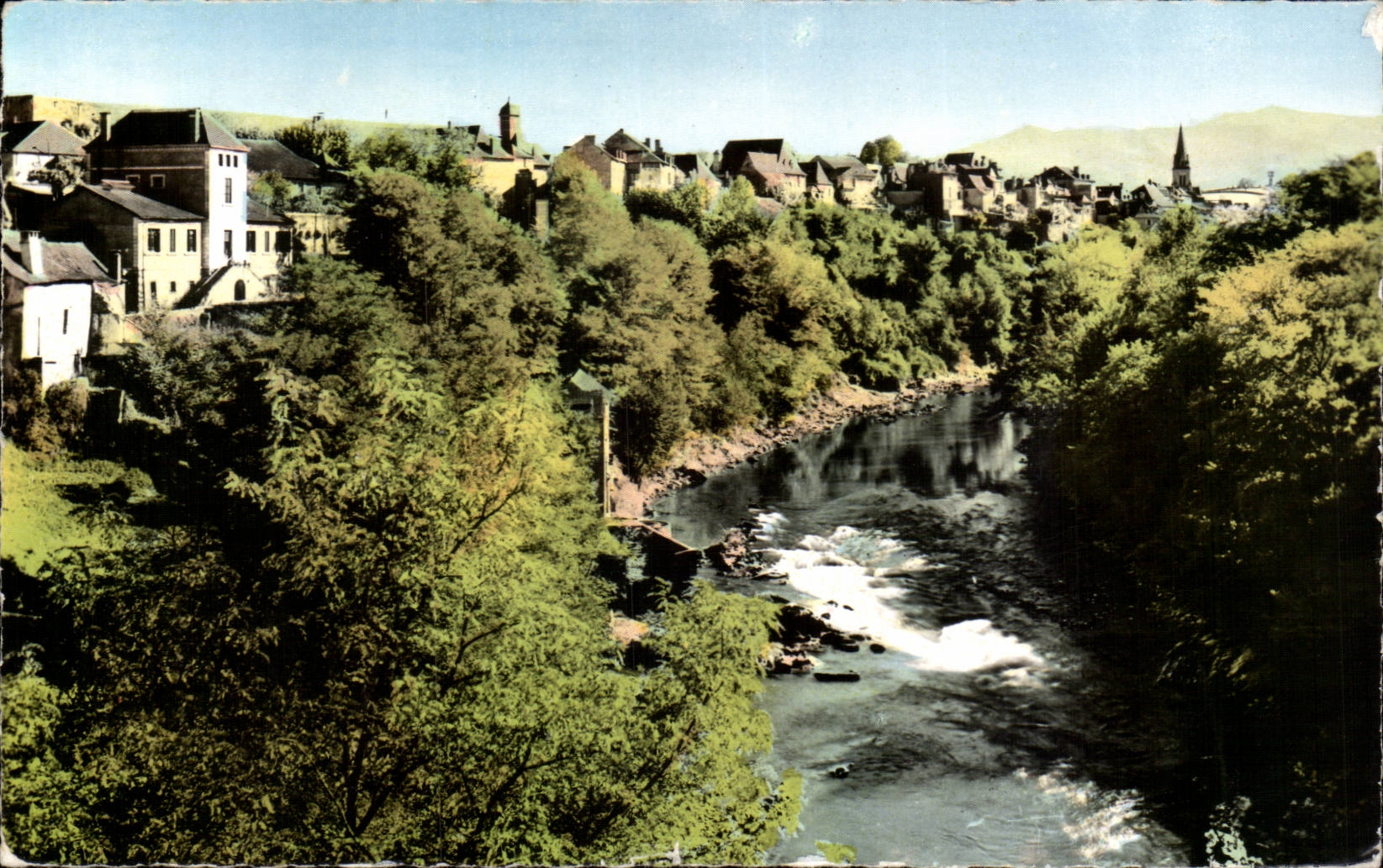 Oloron-Sainte-Marie — Vue sur le Gave d'Oloron — Réal-Photo