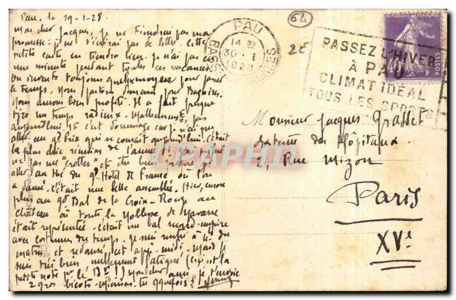 Pau - Le Pont sur le Gave et Château d'Henri IV — CPAPHIL n°863 — Reverso