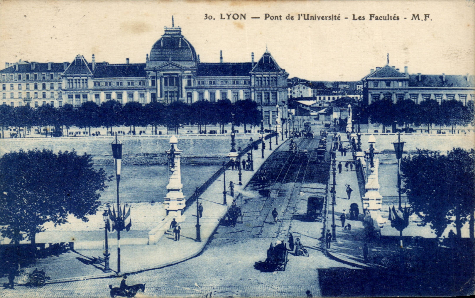 CPA Lyon Pont de l'universite Les Facultes