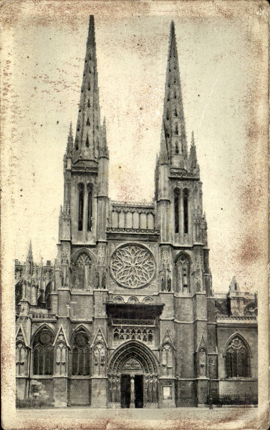 Bordeaux — La Cathédrale Saint-André — Éditeur La Cigogne, 32, rue Porte-Dijeaux