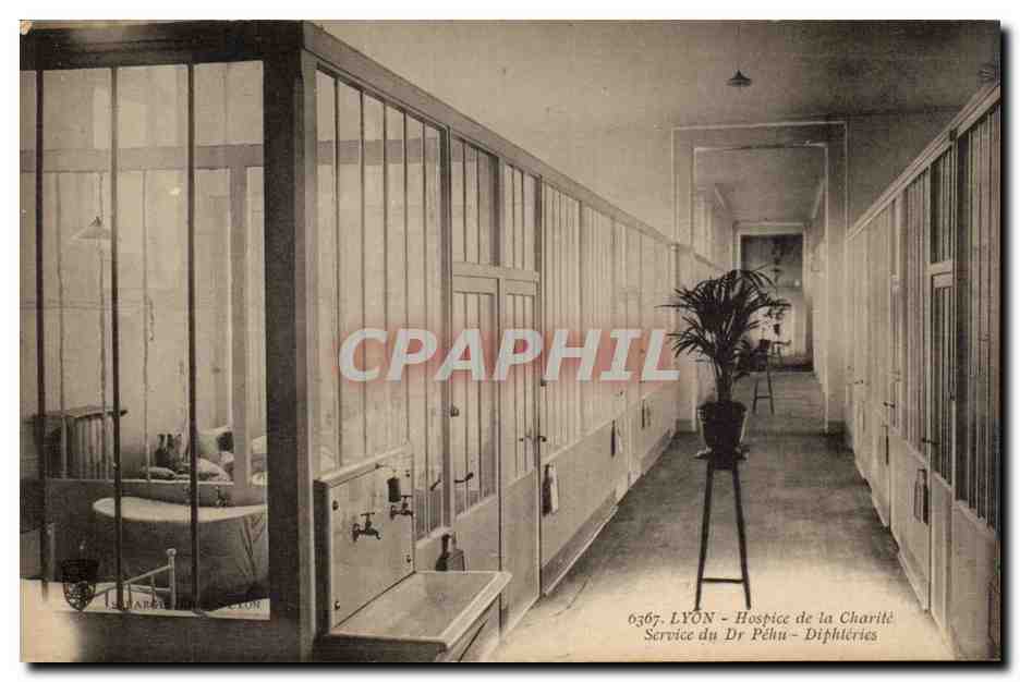 CPA Lyon Hospice de la charite Service du Dr Pehu Diphteries (hopital)