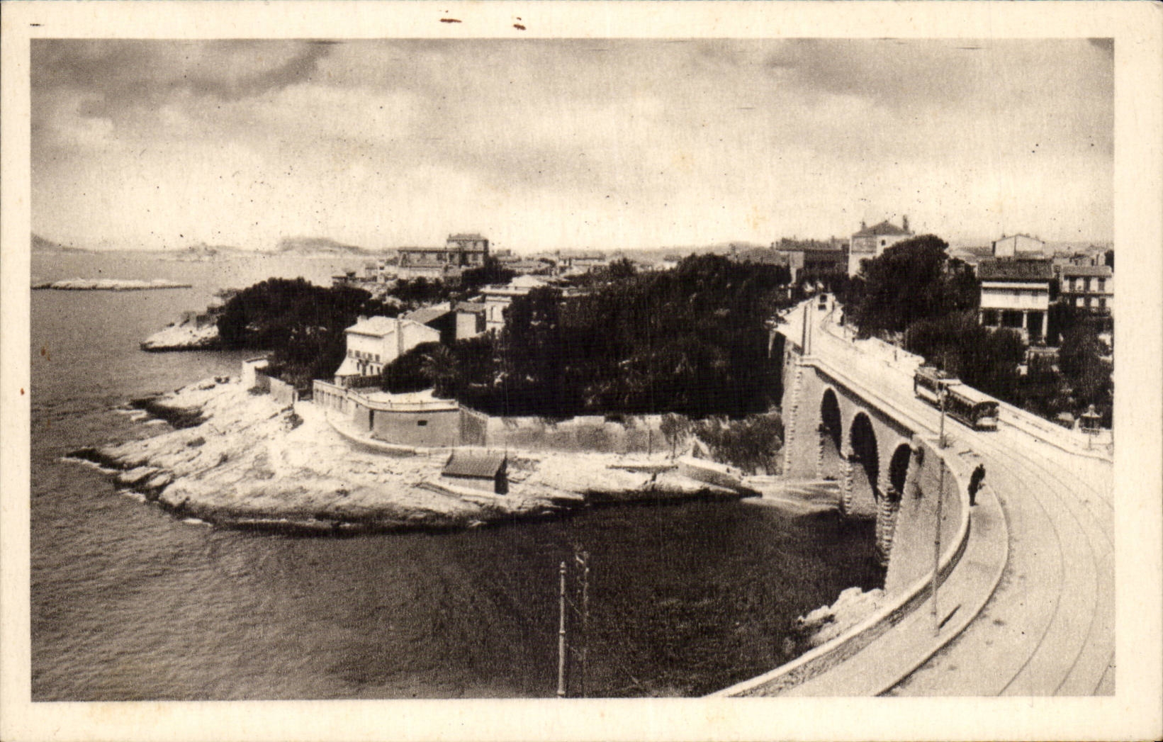 CPA Marseille Pont de la fausse monnaie