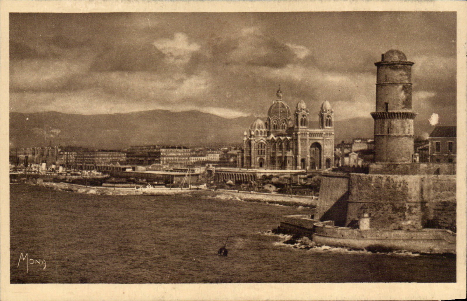 CPA Marseille Le fort Saint Jean (Chevaliers de Malte Malta)
