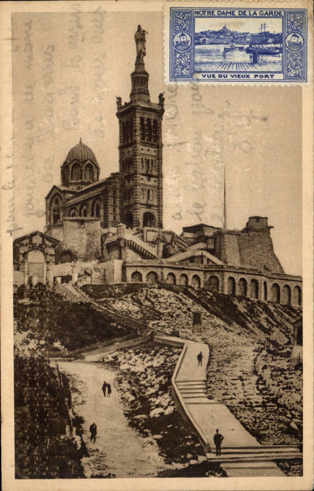 CPA Marseille Basilique de ND de la Garde