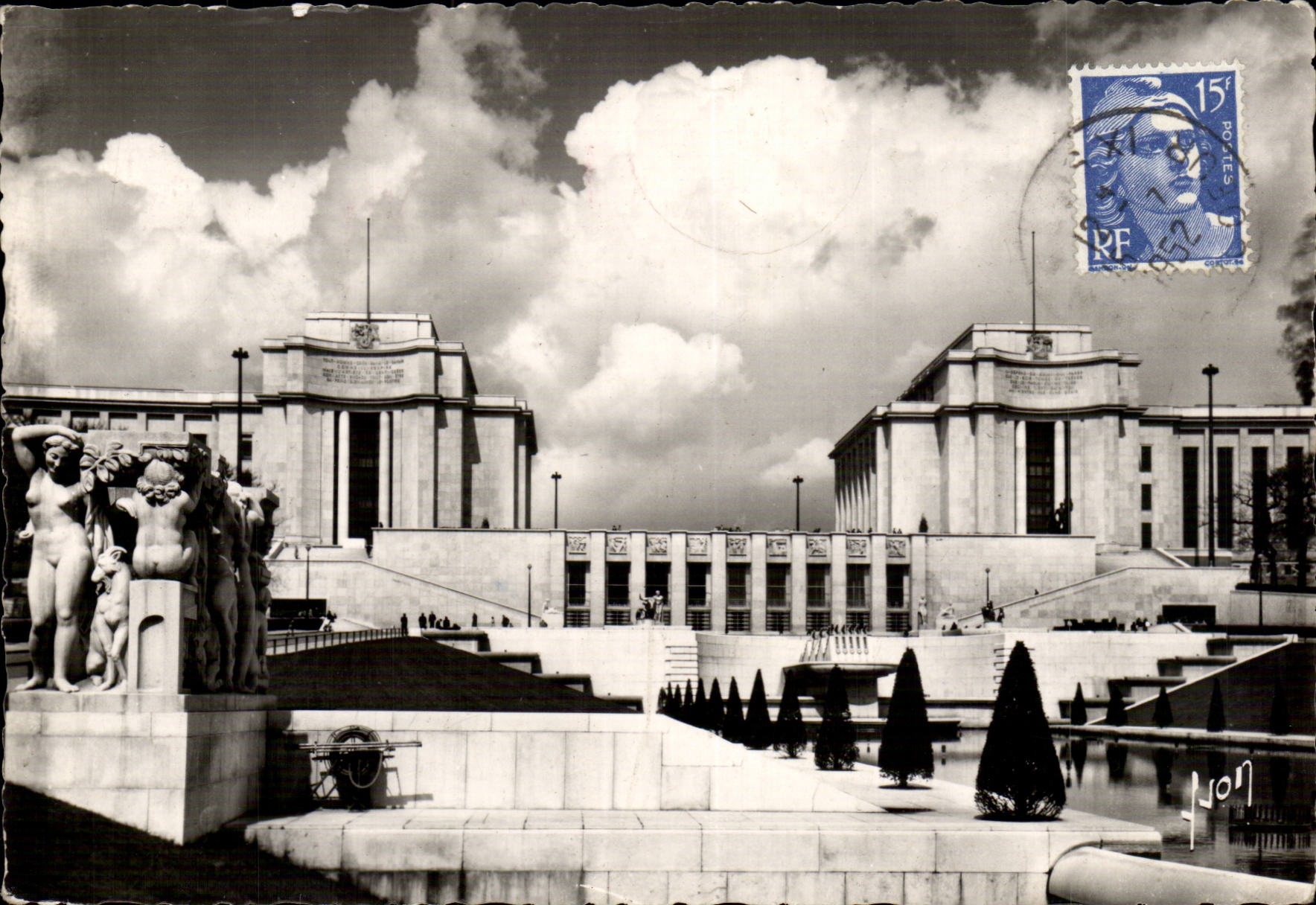 CPA Paris Palais de Chaillot Boileau Carlu et Azema