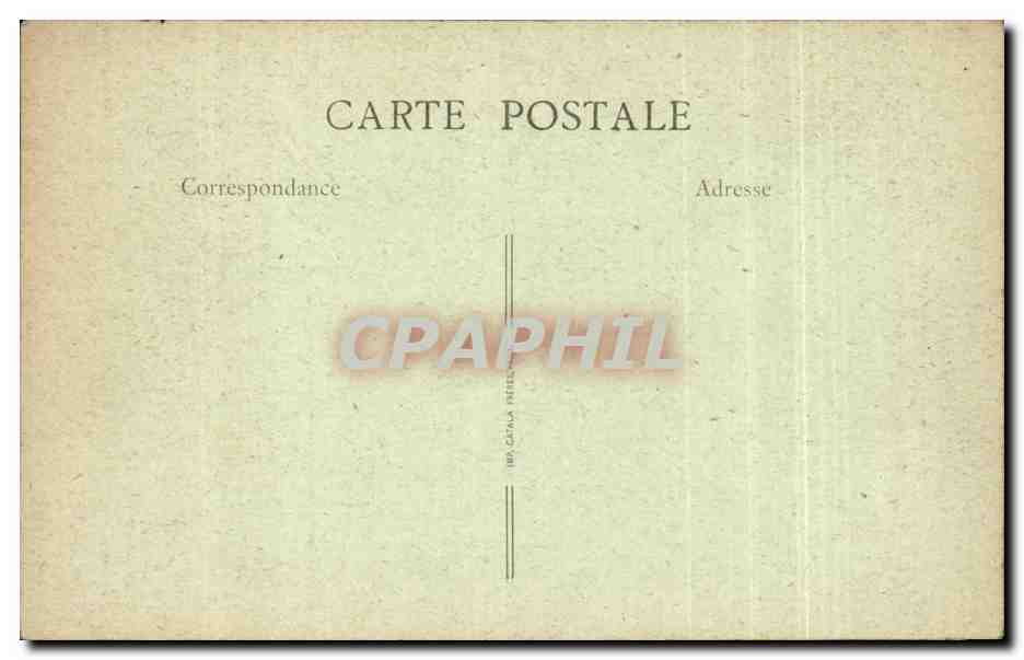 Paris CPA Fresque de la chapelle ds Fonds Baptismaux Bapteme de Notre Seigneur — Verso