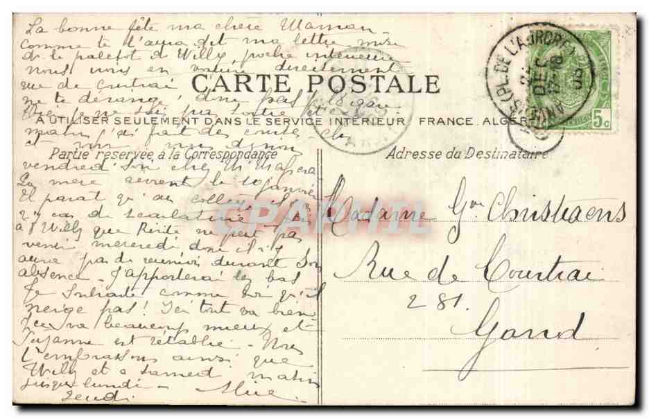 Paris CPA Vues stereoscopiques Julien DAmoy Statue Etienne Marcel — Rückseite