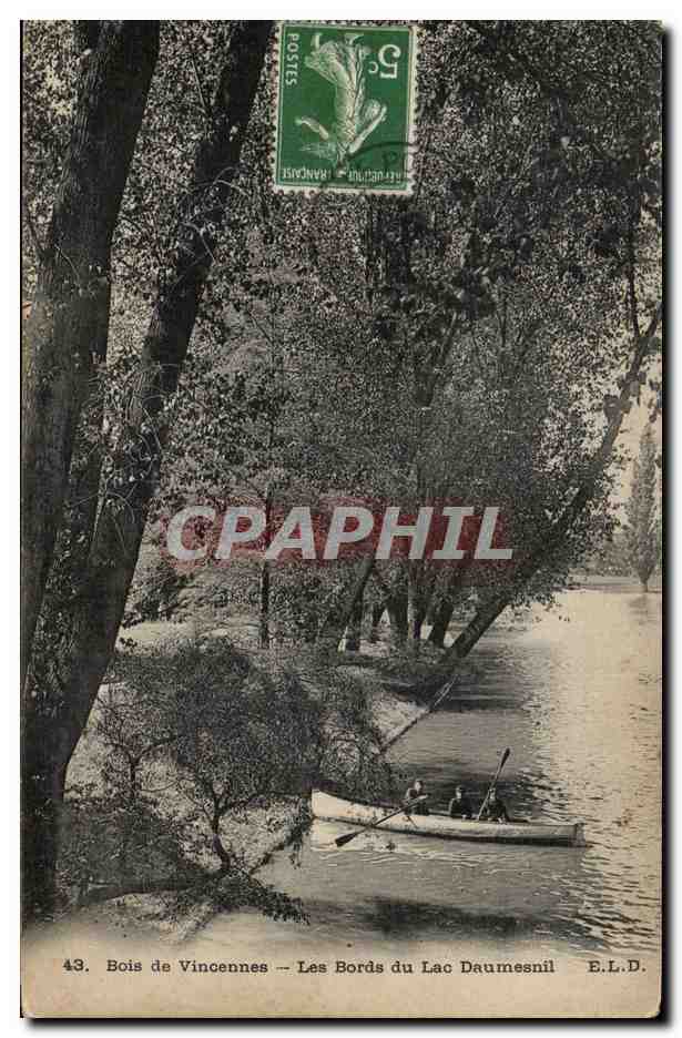 CPA Vincennes Les bords du lac Daumesnil 