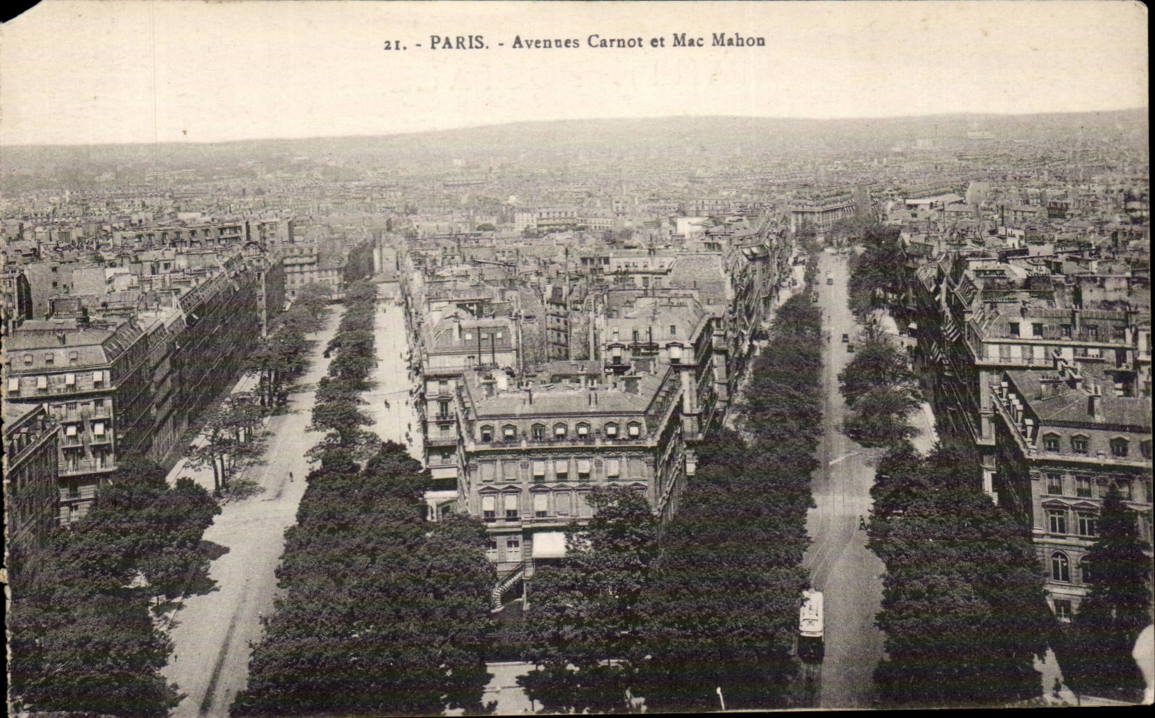 CPA Paris Avenues Carnot et Mac Mahon