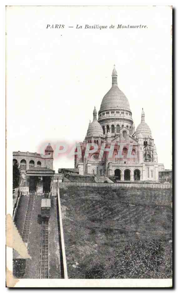 CPA Paris Basilique du Sacre Coeur Montmartre
