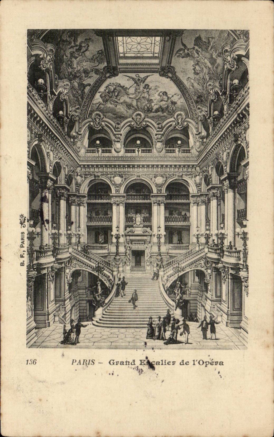 CPA Paris Grand escalier de l'Opera