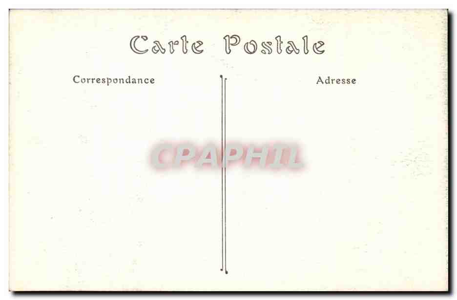 CPA Paris Interieur de la Sainte Chapelle  — Rückseite