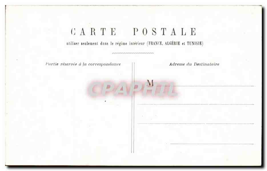 Fantaisie - Couple - Oui Grand Monstre a moustache - CPA  — Rückseite