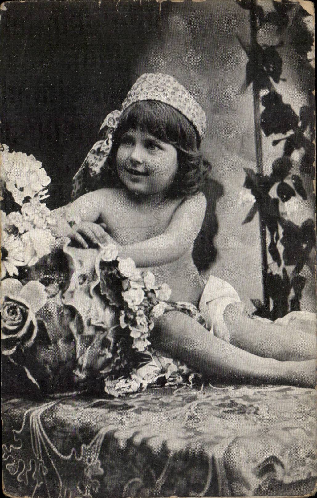 Fantaisie - Enfant - Child with little cap - CPA 