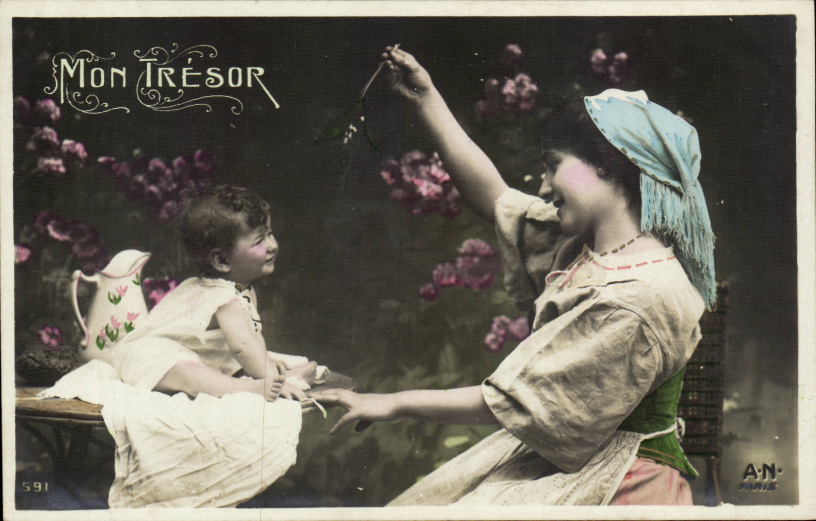 Mon Trésor — scène de tendresse — A.N. PARIS n°591