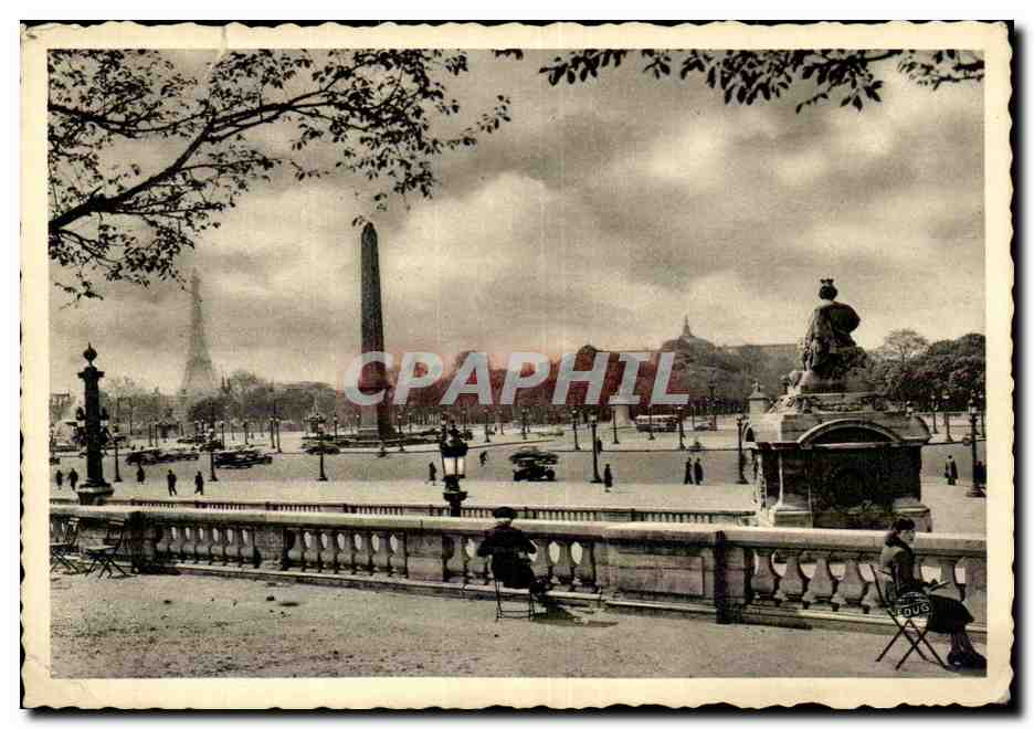 Paris - 8 - Place de la Concorde - CPA 